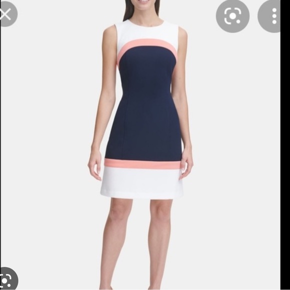 Tommy Hilfiger Essential Ponte Colourblock dress - Picture 2 of 6
